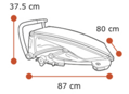 Cyklovozík  Thule Chariot Sport 2 Spectra Yellow + Run Set