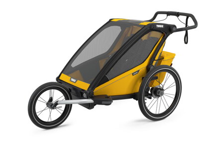 Detský cyklovozík Thule Chariot Sport 2 Spectra Yellow + Run Set