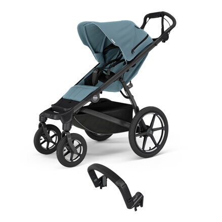 Športový kočík  Thule Urban Glide 4-wheel Mid-blue + madlo