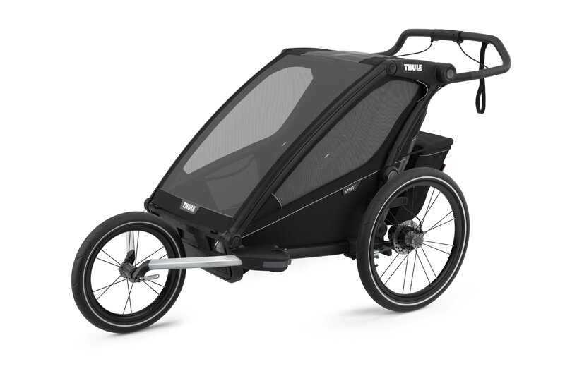 Cyklovozík  Thule Chariot Sport 2 Midnight Black  + Run Set