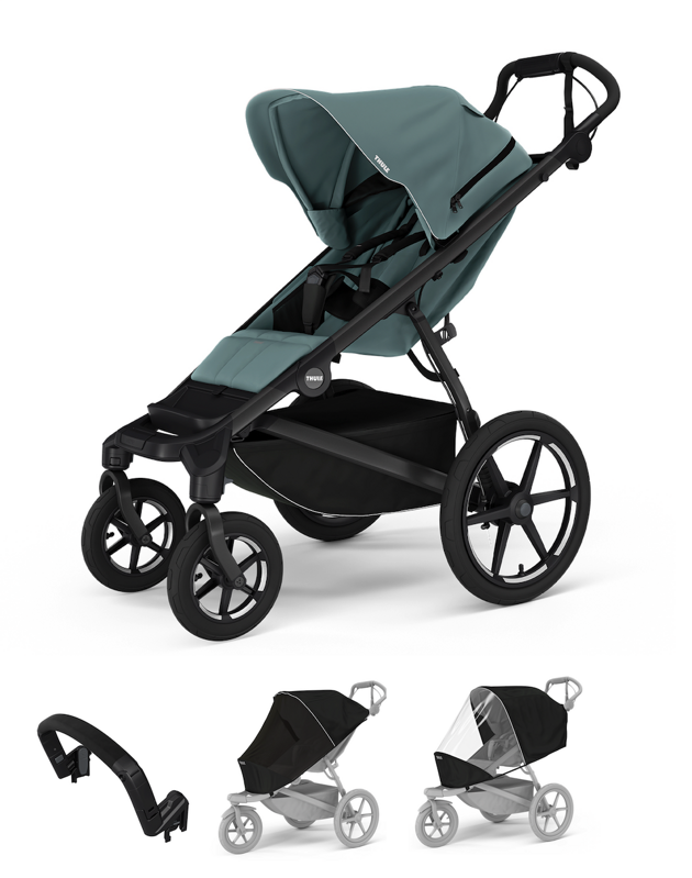 Športový kočík  Thule Urban Glide 4W Mid-blue 4 in 1