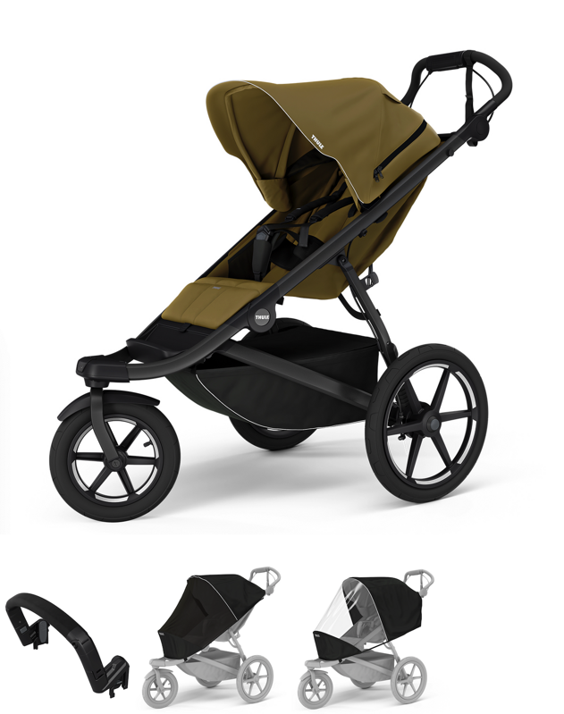 Športový kočík  Thule Urban Glide 3 Nutria Green 4 in 1